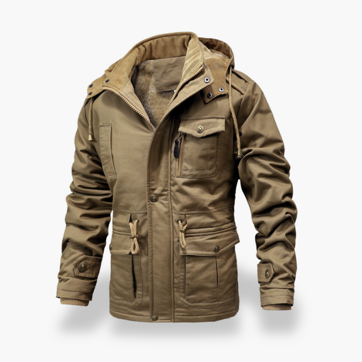 Men's Waterproof Winter Jacket with Hood | Altivaro