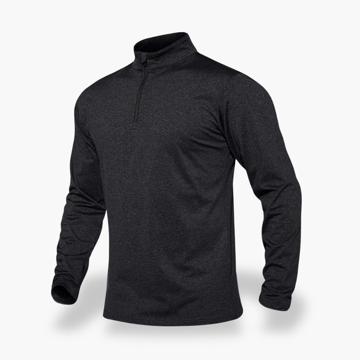Men's Sweatshirt With Half Zip and Long Sleeves | Altivaro