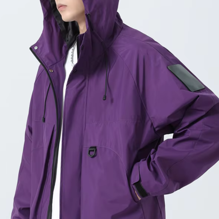 Men's Waterproof Jacket with Hood and Pockets | Altivaro