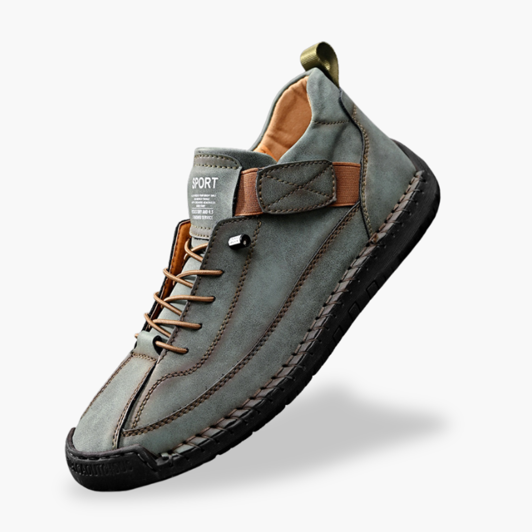 Casual leather non-slip orthopedic shoes for men | Altivaro