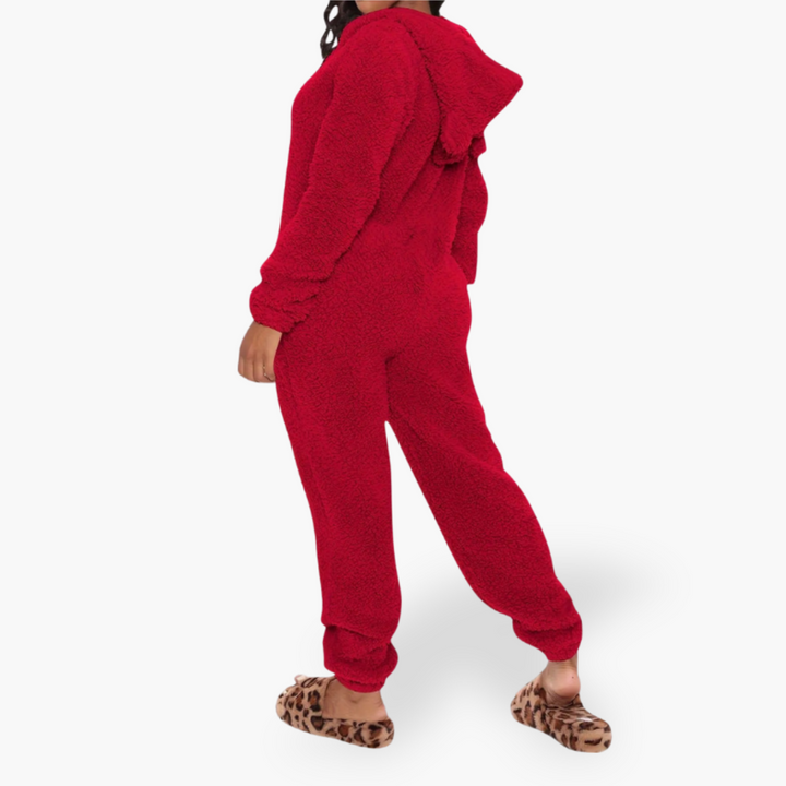 Tuta Intera Donna Pile Caldo con Cappuccio | Altivaro