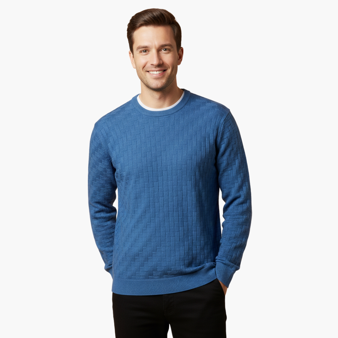 Maglione Uomo a Girocollo in Maglia | Altivaro