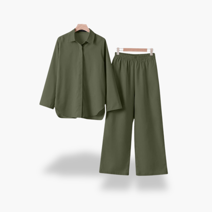 Women's Two-Piece Set Shirt and Pants | Altivaro