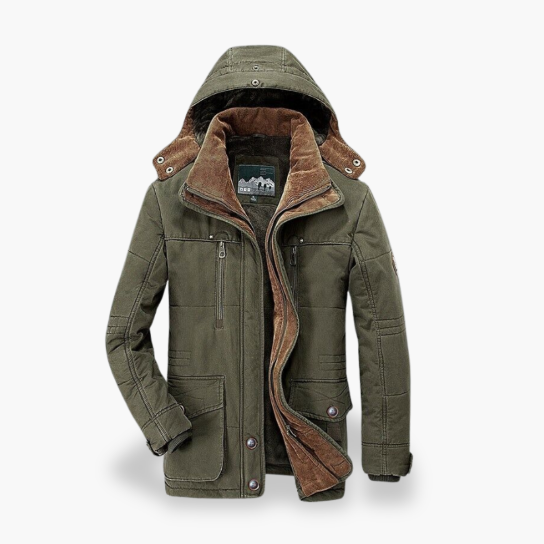 Giubbotto Uomo Invernale Imbottito con Cappuccio Antivento | Altivaro