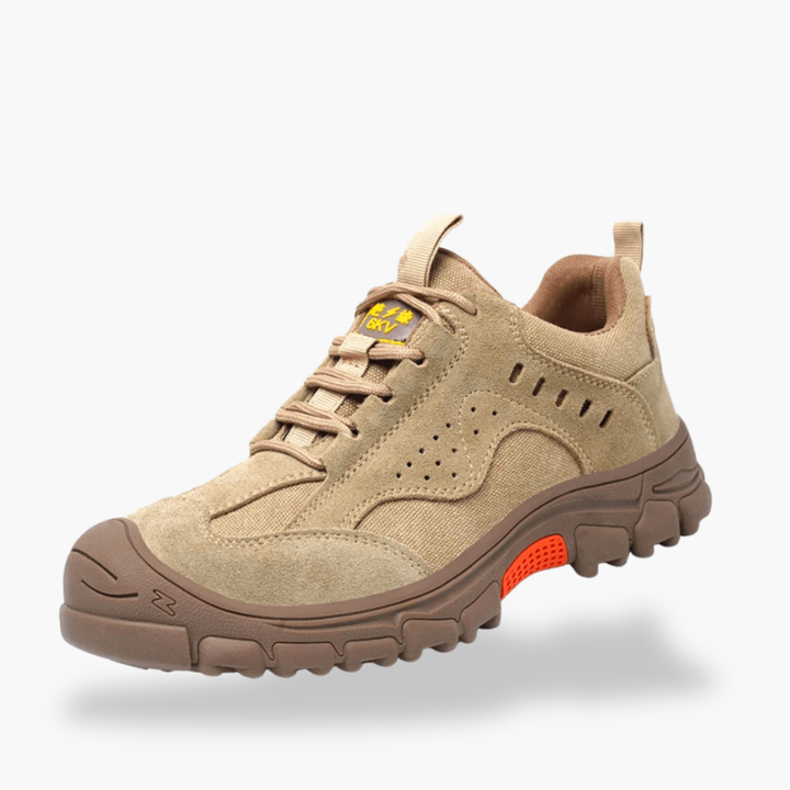 Men's Orthopedic Safety Shoes in Suede Leather | Altivaro