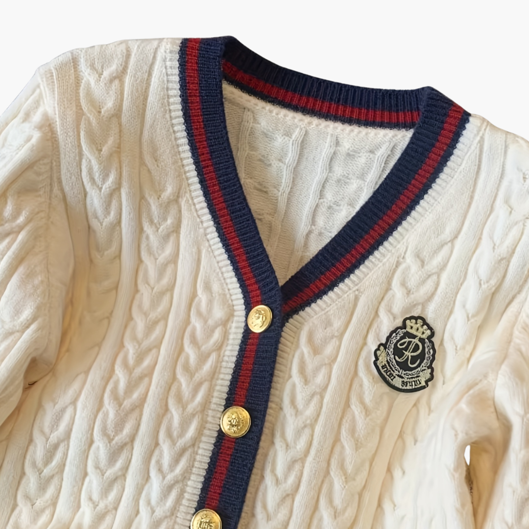 Women's White Knit Cardigan | Altivaro
