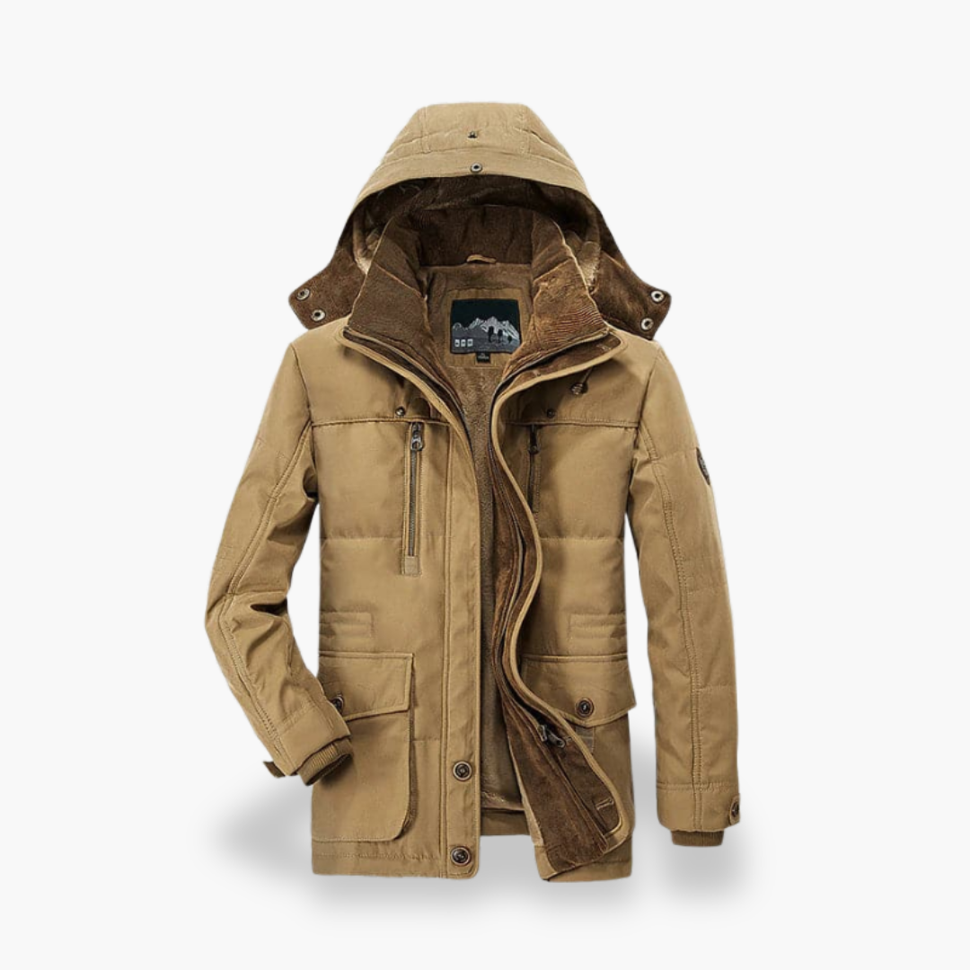 Men's Wool Jacket with Hood | Altivaro