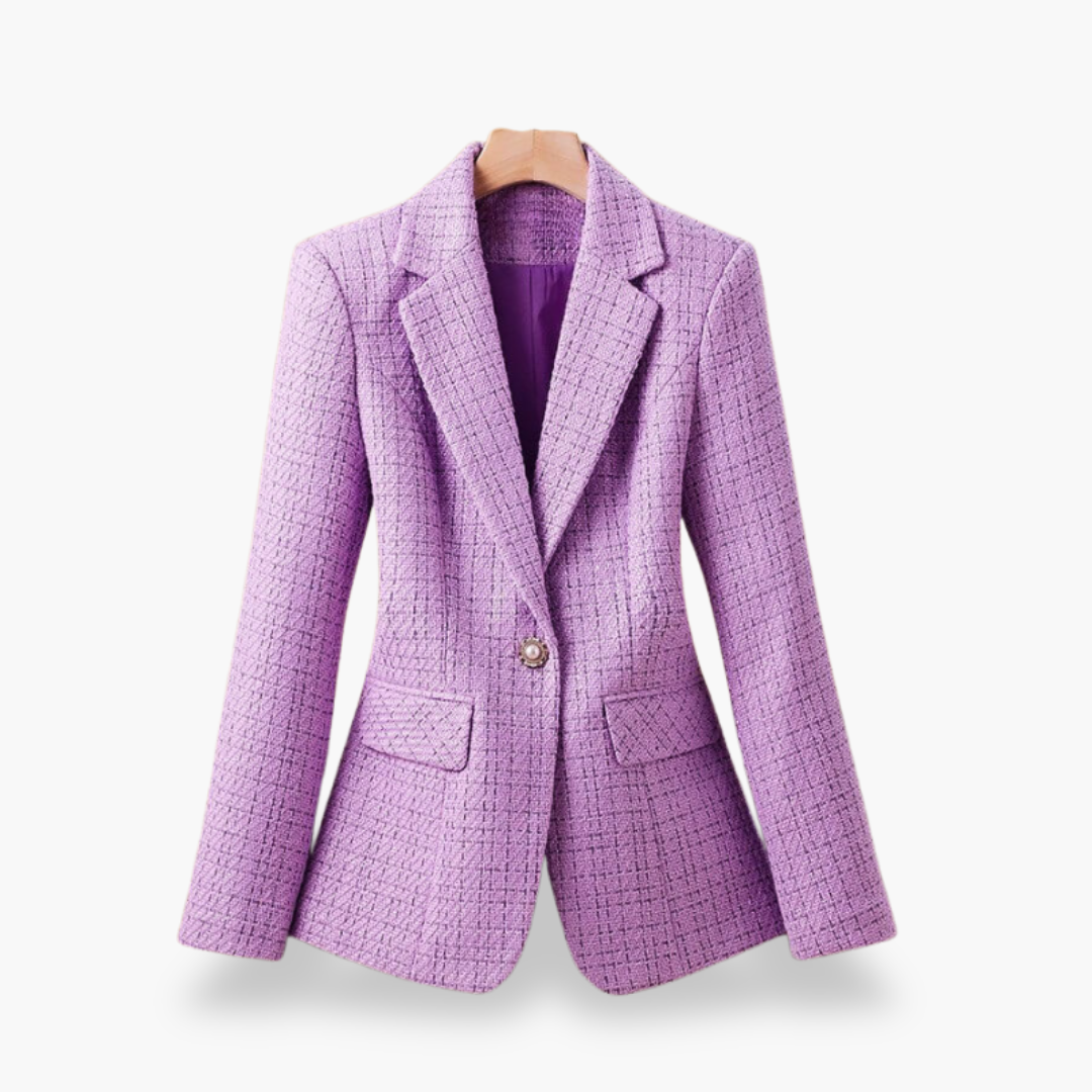 Blazer Donna in Tweed con Bottone | Altivaro