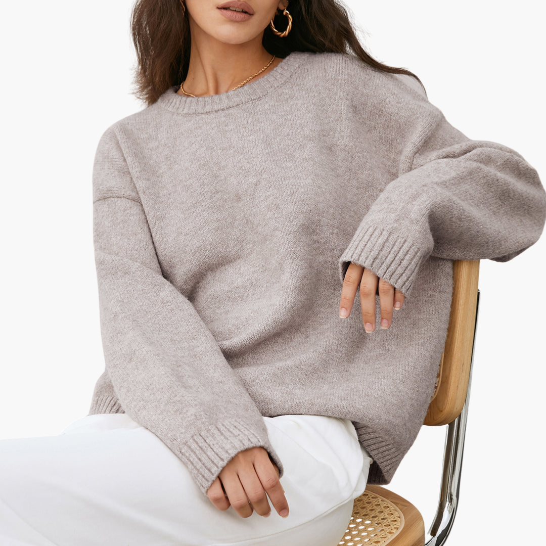 Maglione Donna con Maniche Lunghe e Collo Giro | Altivaro