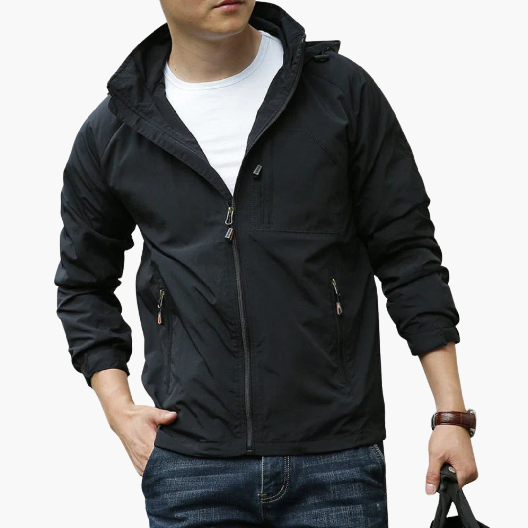 Giacca Uomo Leggera Impermeabile Antivento Casual Poliestere | Altivaro