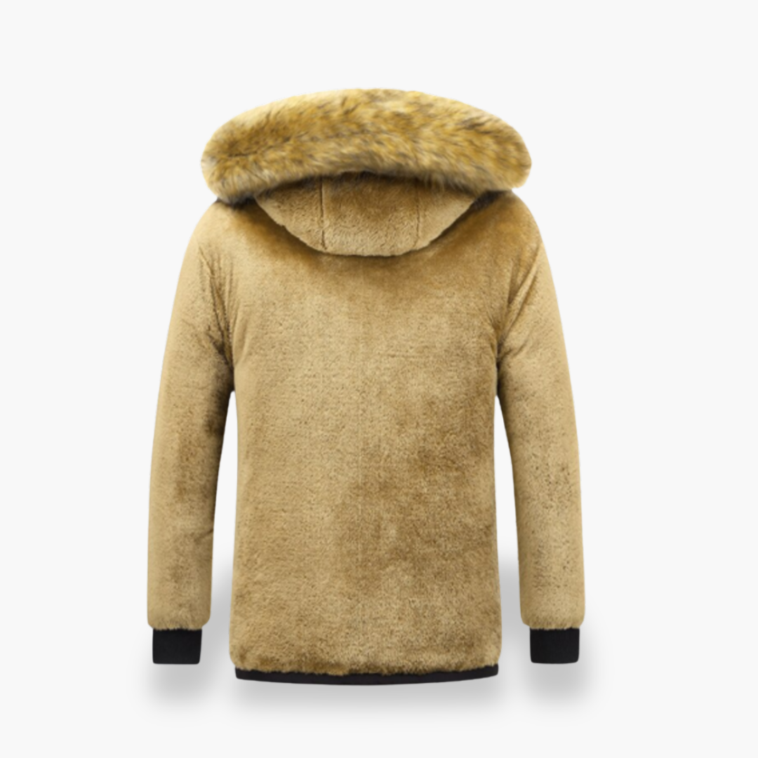 Men's Winter Jacket Padded Down with Hood | Altivaro