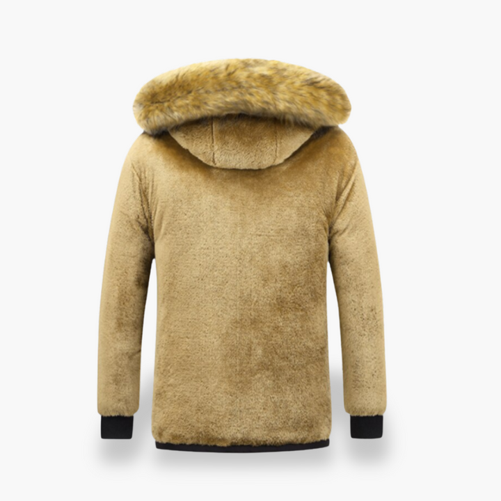 Men's Winter Jacket Padded Down with Hood | Altivaro