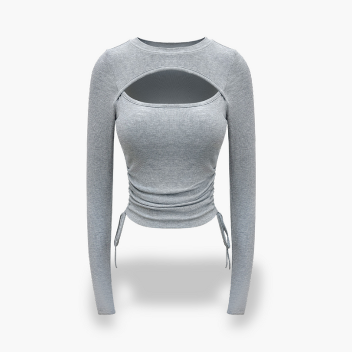 Top da donna con dettagli in pizzo e cut-out | Altivaro