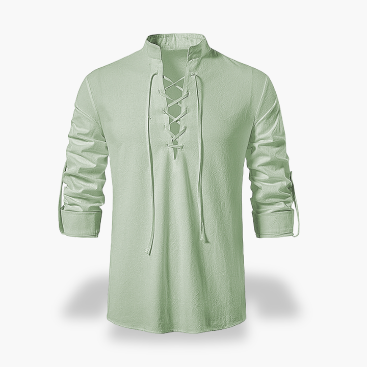 Camicia Uomo con Lacci a Maniche Lunghe | Altivaro