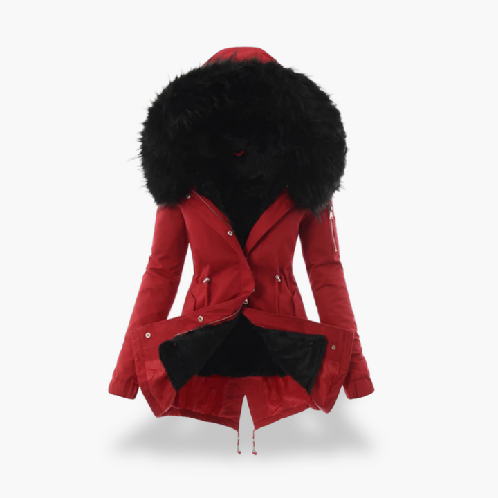 Women's Winter Jacket with Hood and Lining | Altivaro
