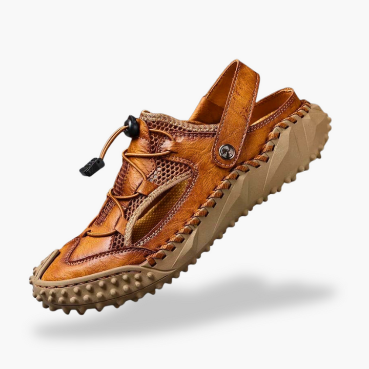 Men's Orthopedic Shoes in Leather and Mesh with Non-Slip Sole | Altivaro