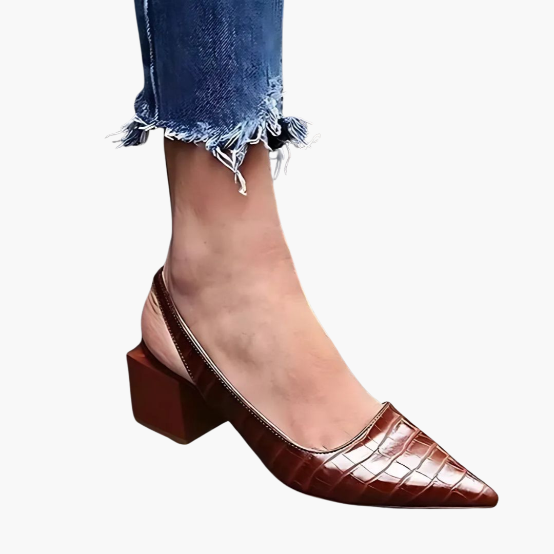 Women's Orthopedic Shoes Medium Heel Patent Leather | Altivaro