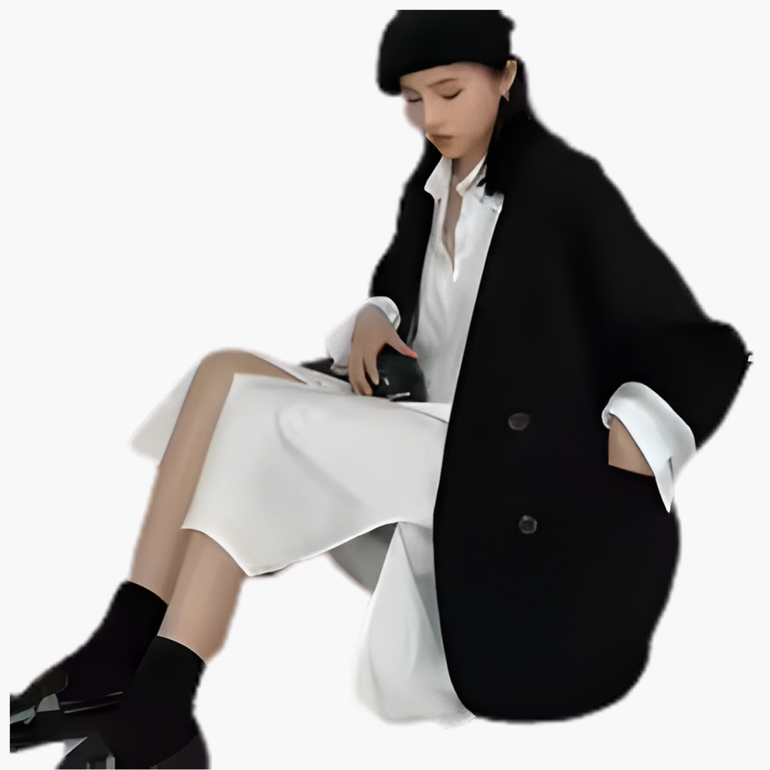 Elegant Women's Coat with Buttons | Altivaro