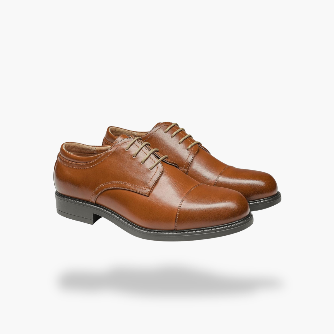 Men's Elegant Orthopedic Leather Shoes with Laces | Altivaro