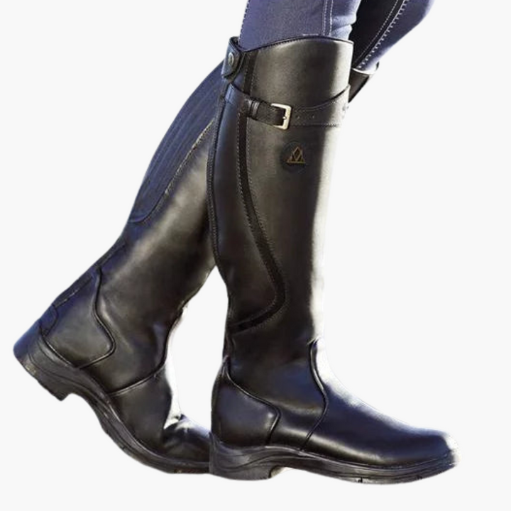Women's Orthopedic Boots in Synthetic Leather with Zipper | Altivaro