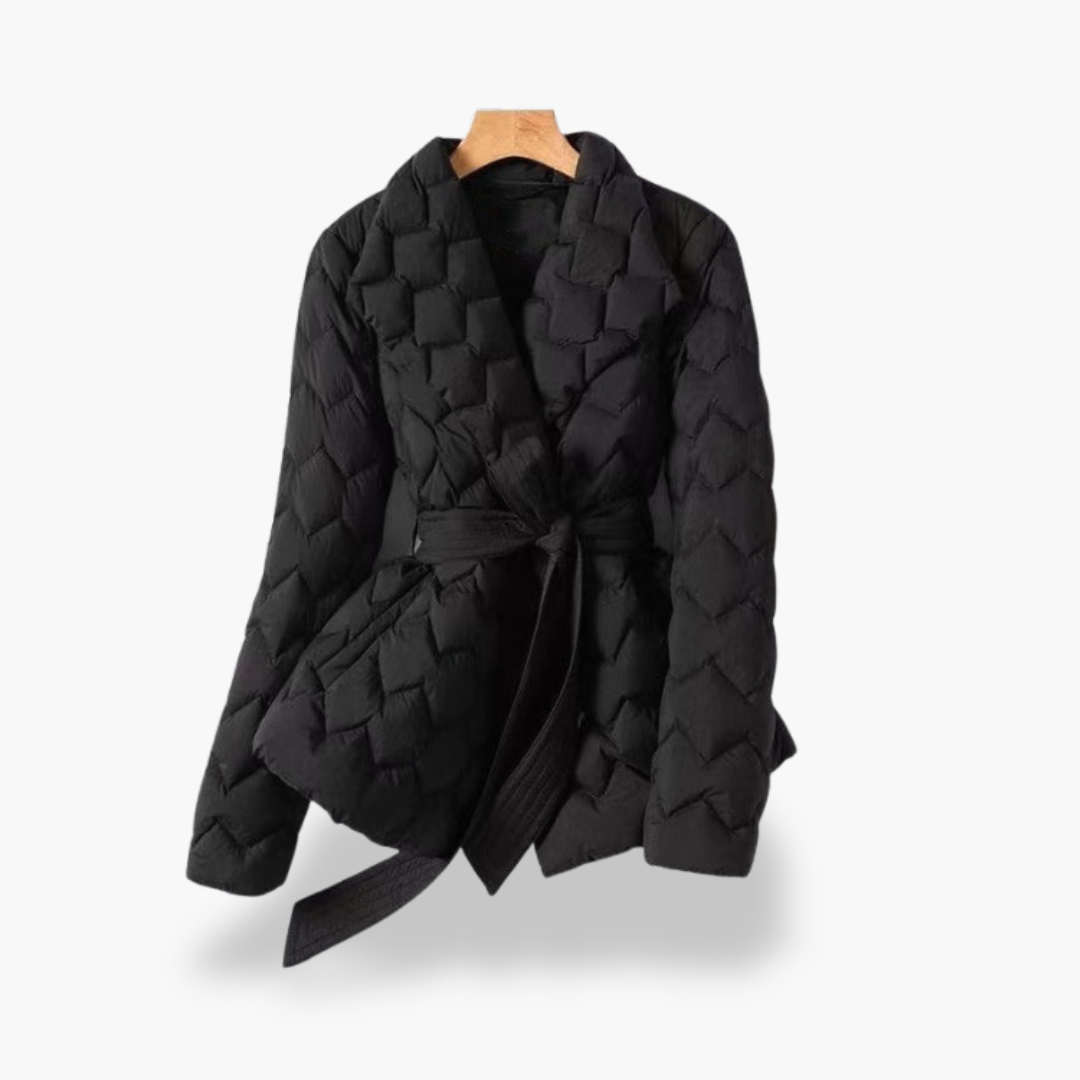 Women's Winter Jacket Down Jacket with Belt | Altivaro