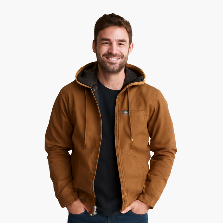 Padded Jacket with Hood for Men | Altivaro
