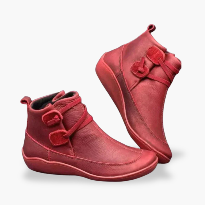 Women's Orthopedic Ankle Boots in Soft Leather Non-Slip | Altivaro