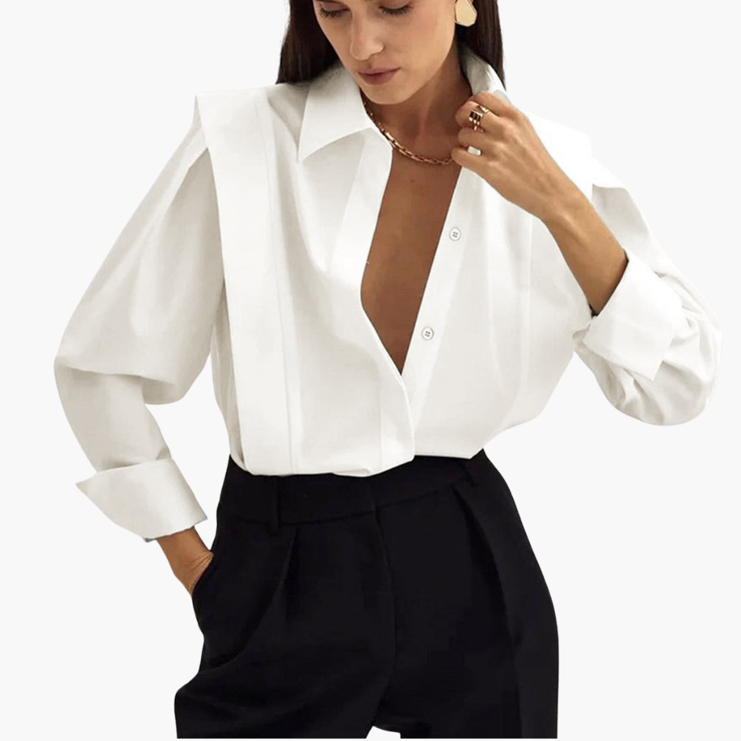 Women's Elegant Long Sleeve Shirt | Altivaro