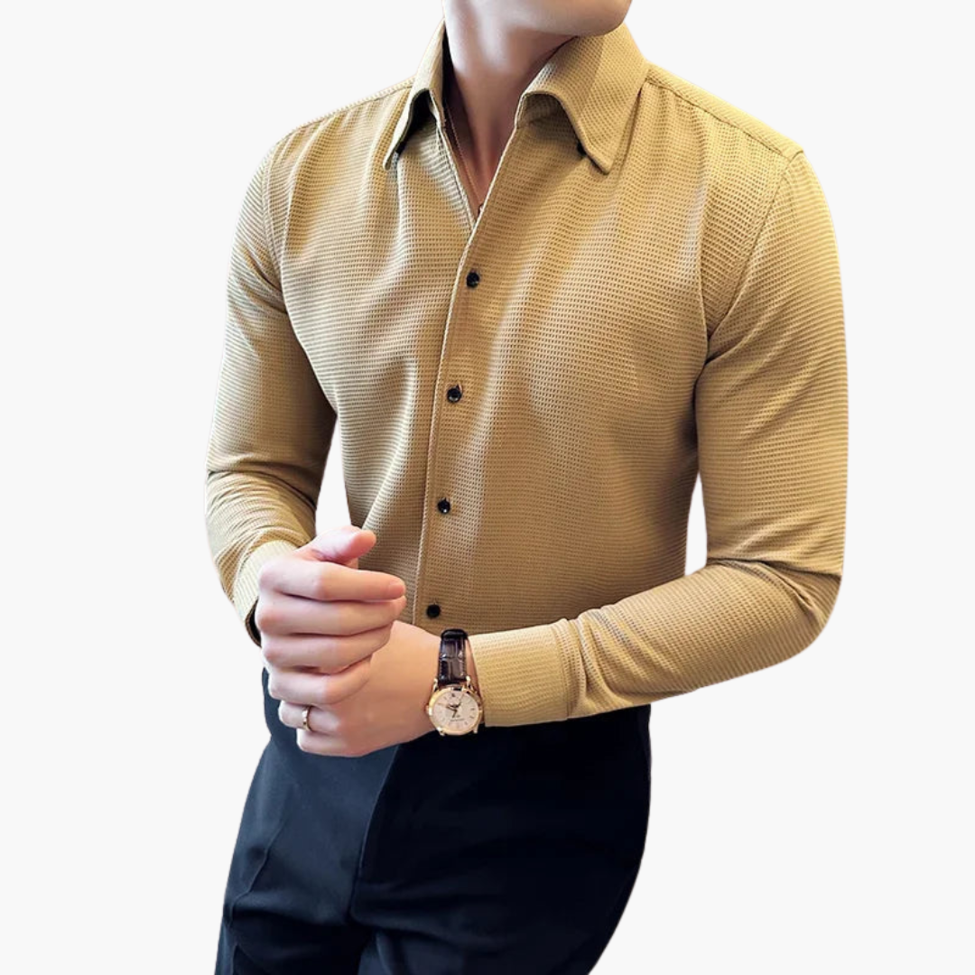 Camicia Uomo a Maniche Lunghe con Bottoni | Altivaro