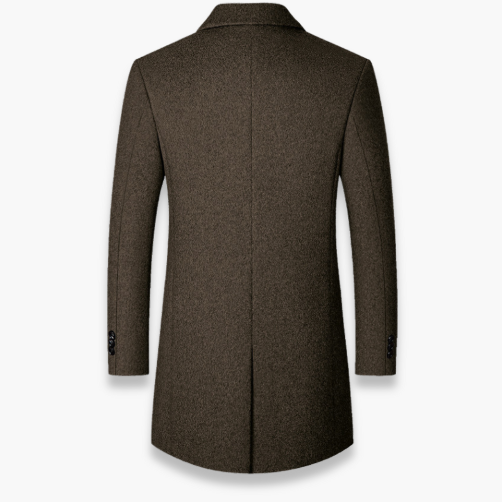 Altivaro | Cappotto Uomo - Misto Lana Giacca Slim Fit - Per Primavera e Inverno-Altivaro