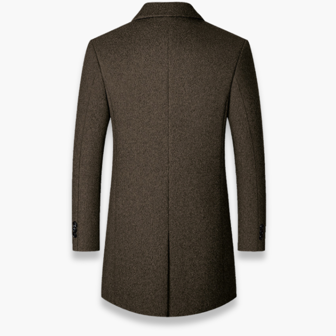 Altivaro | Cappotto Uomo - Misto Lana Giacca Slim Fit - Per Primavera e Inverno-Altivaro