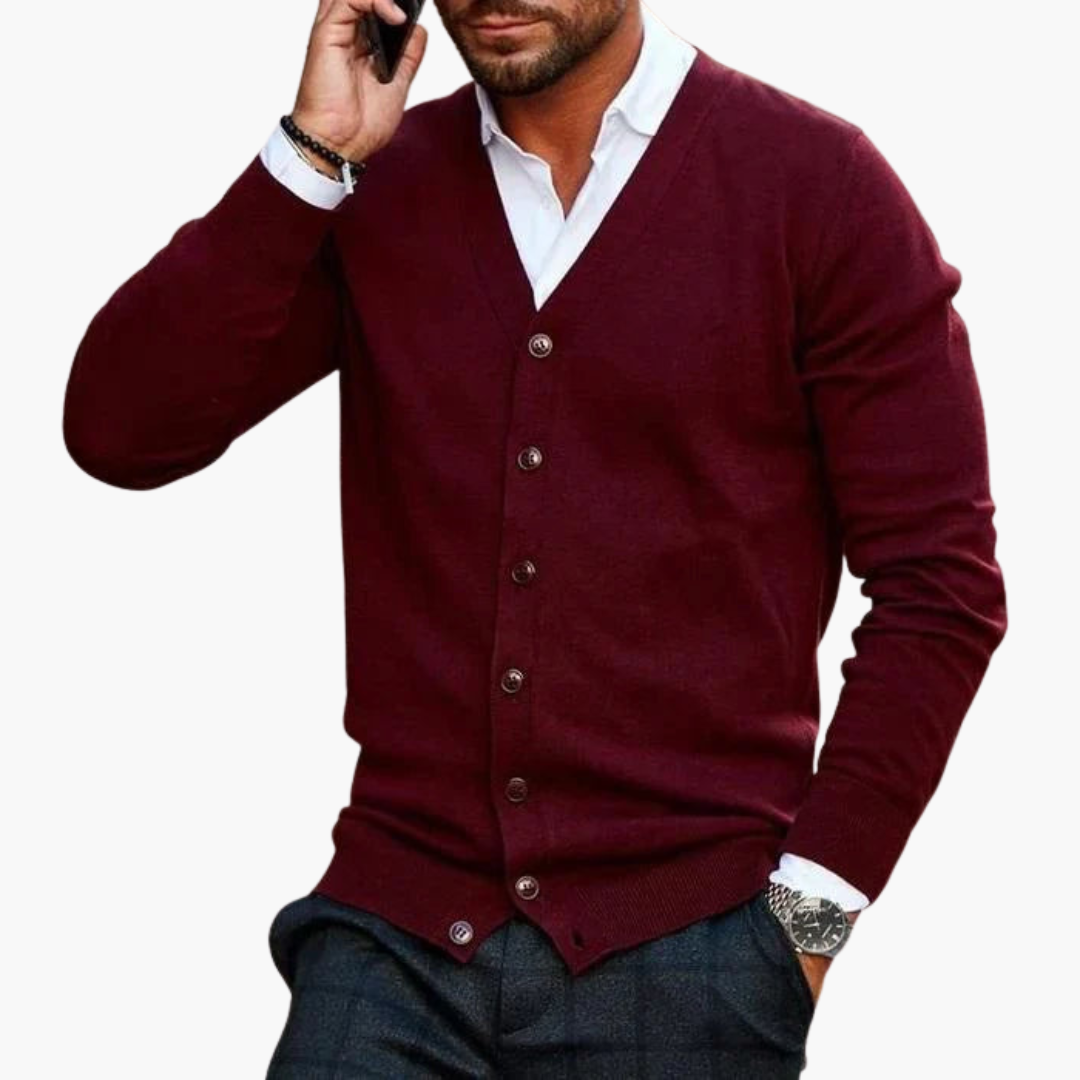 Cardigan Uomo  con Bottoni | Altivaro