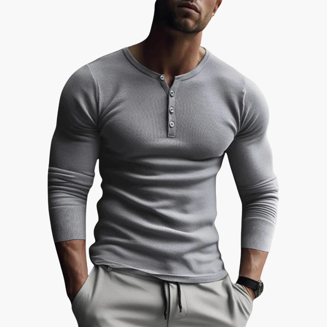 Maglia Uomo a Manica Lunga Muscle Fit | Altivaro