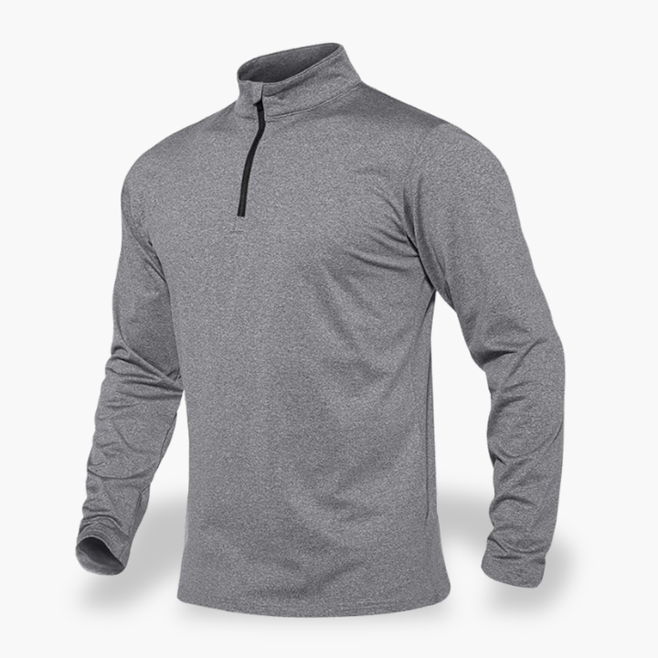 Men's Sweatshirt With Half Zip and Long Sleeves | Altivaro