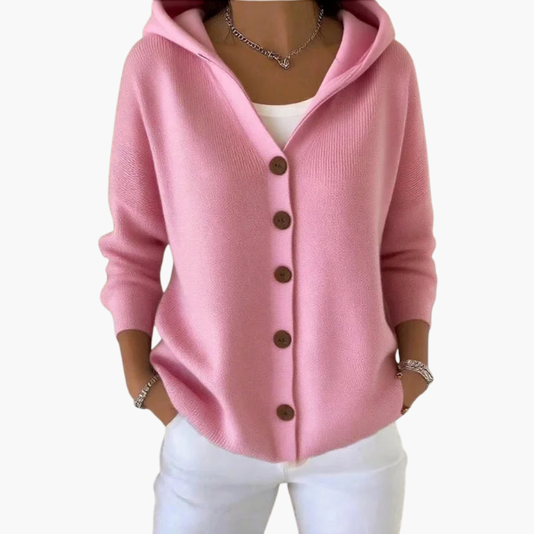 Knit Hoodie Cardigan for Women | Altivaro