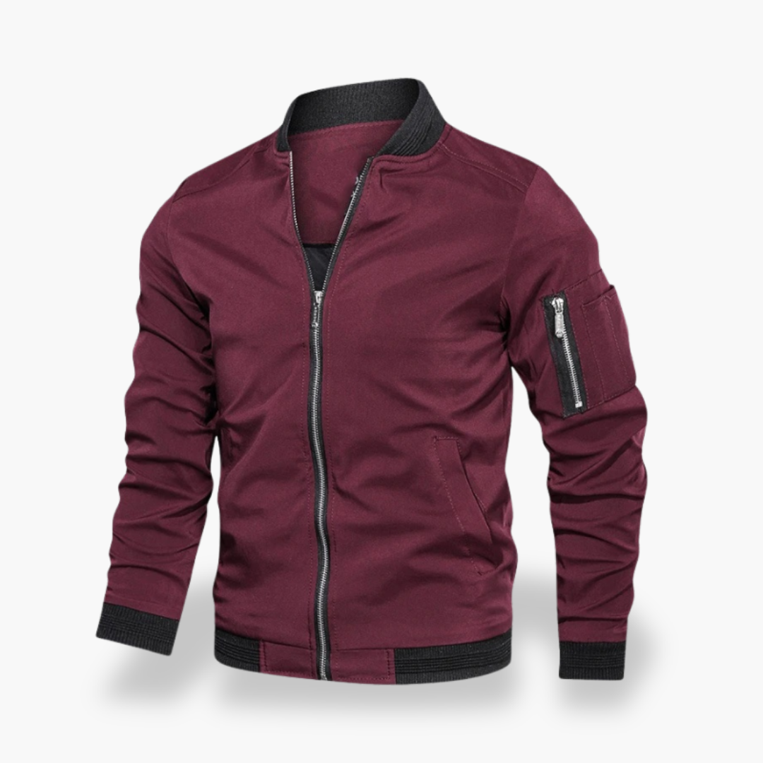 Giacca Uomo Bomber Leggera con Zip | Altivaro