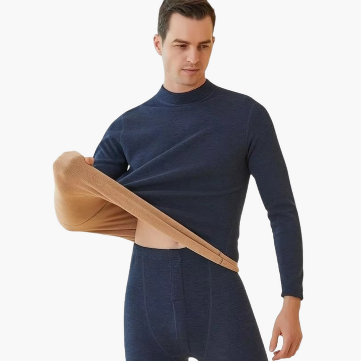 Maglia Termica Uomo in Microfibra con Fodera Morbida | Altivaro