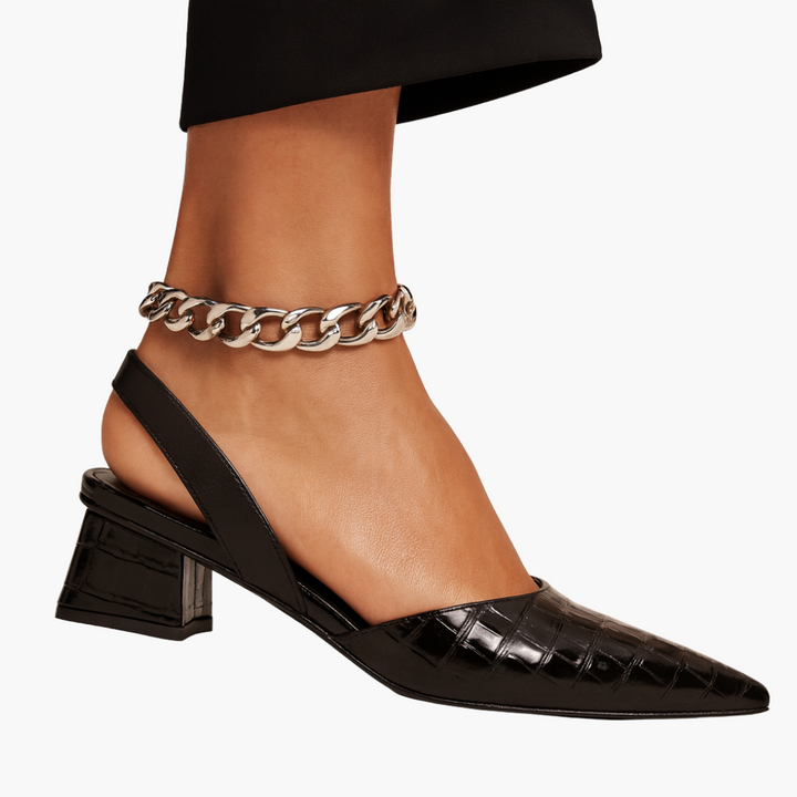Women's Orthopedic Shoes Medium Heel Patent Leather | Altivaro