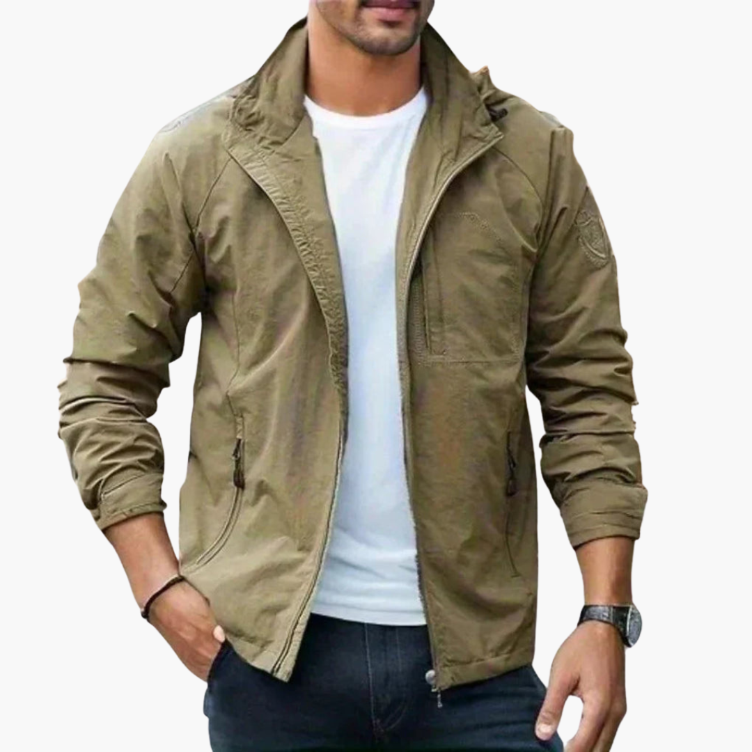 Giacca Uomo Leggera Impermeabile Antivento Casual Poliestere | Altivaro