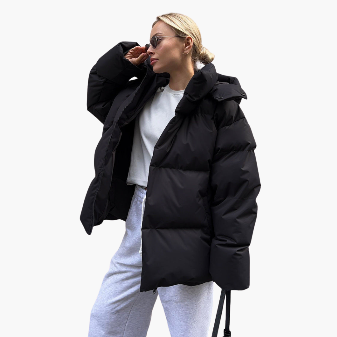 Women's Winter Down Jacket with Hood | Altivaro