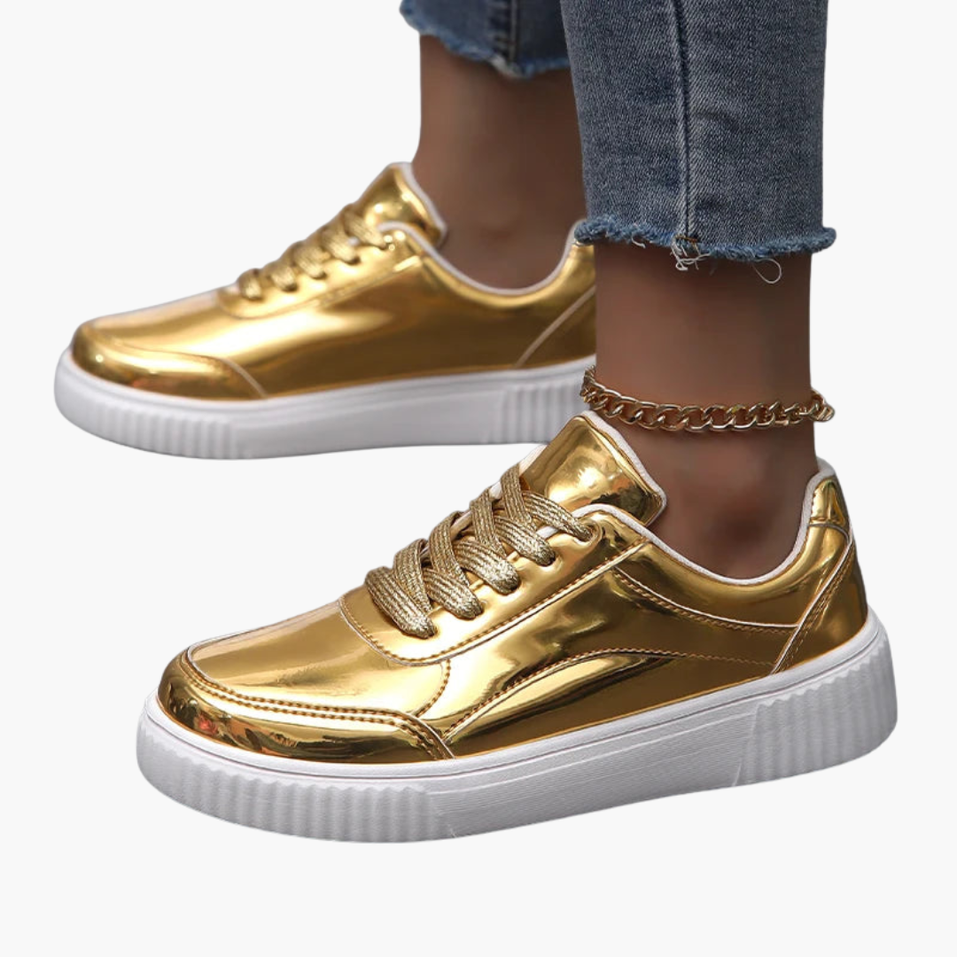 Women's Orthopedic Shiny Non-slip Sneakers | Altivaro