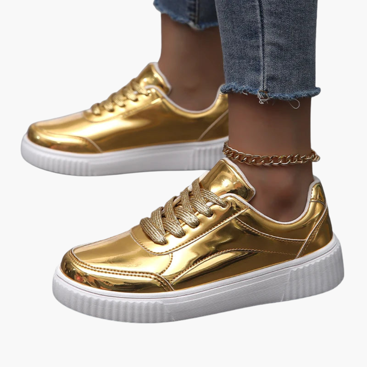 Women's Orthopedic Shiny Non-slip Sneakers | Altivaro
