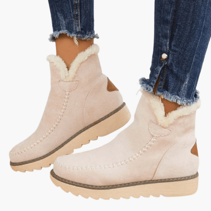 Women's Winter Orthopedic Ankle Boots Suede Warm | Altivaro