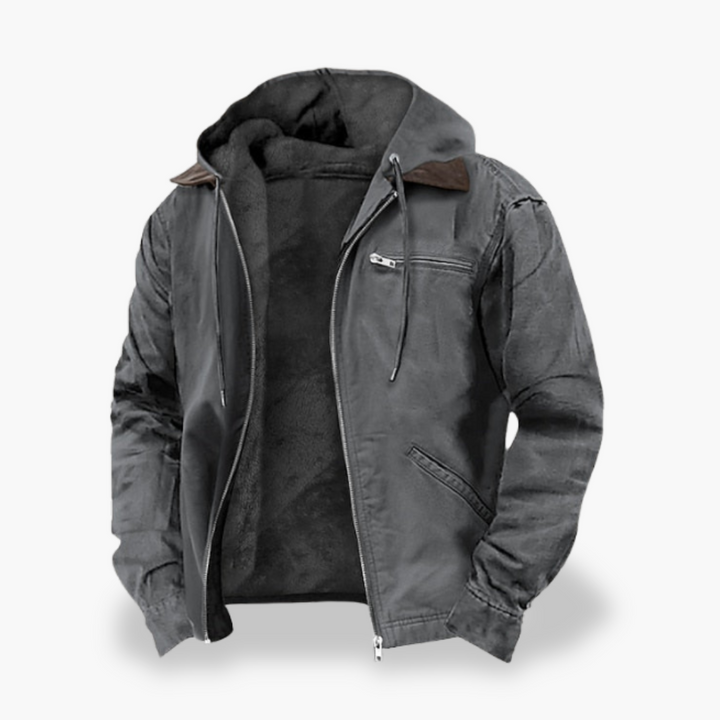 Padded Jacket with Hood for Men | Altivaro