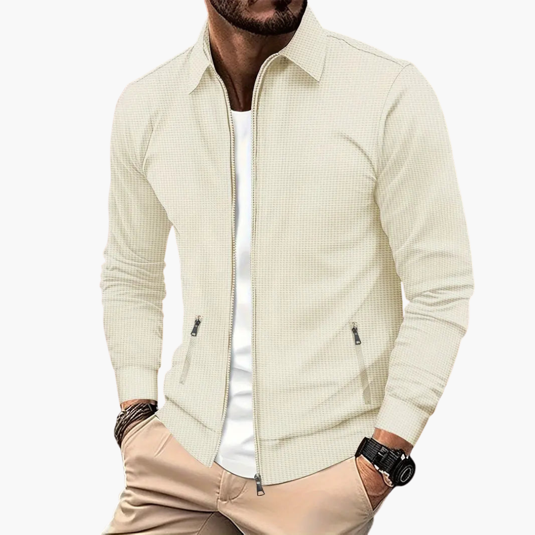 Giacca Uomo con Zip e Colletto | Altivaro