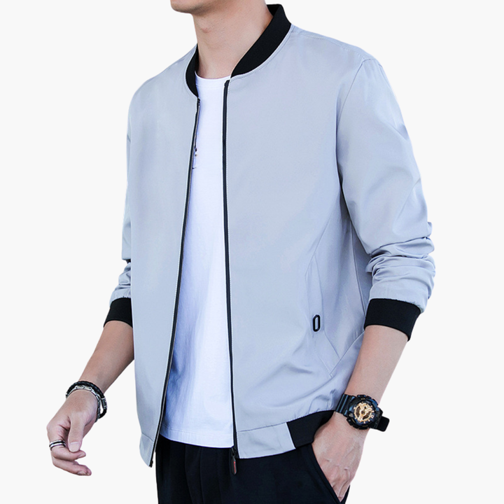 Lightweight Casual Men's Jacket with Zip | Altivaro