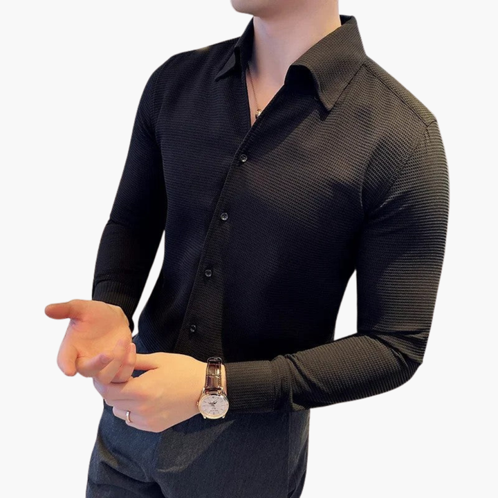 Camicia Uomo a Maniche Lunghe con Bottoni | Altivaro
