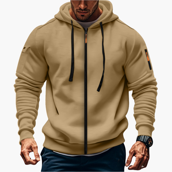 Felpa con Cappuccio Uomo con Zip e Tasche | Altivaro