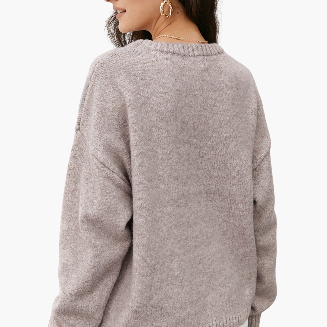Maglione Donna con Maniche Lunghe e Collo Giro | Altivaro