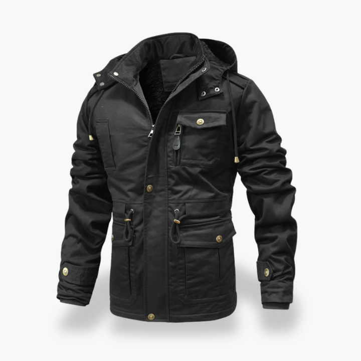 Men's Waterproof Winter Jacket with Hood | Altivaro